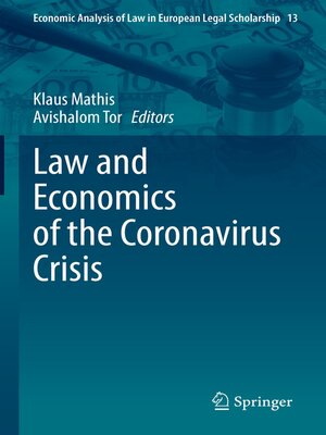 cover image of Law and Economics of the Coronavirus Crisis